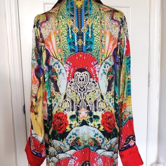 Shahida Parides Japanese inspired print Jacket - Size S - Picture 3 of 7